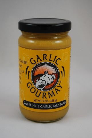 Sweet Hot Garlic Mustard 9oz. (6 Pack)