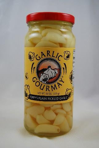 Poppy's Plain Pickled Garlic 8oz.